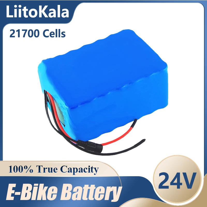 

LiitoKala 29.4V 10Ah 15Ah 20ah 30ah 25ah battery pack 21700 7S 250w 25.2V lithium ion battery for wheelchair electric bicycle