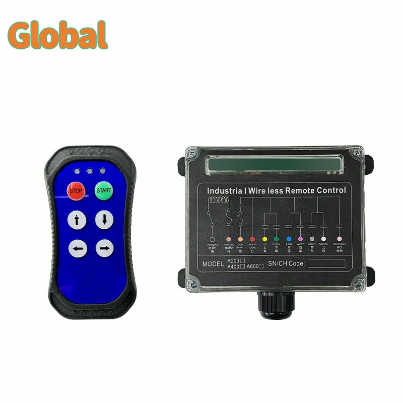 

A400 4 buttons Industrial Wireless Radio Crane Remote Control switches winches Hoist track Crane Lift Controller