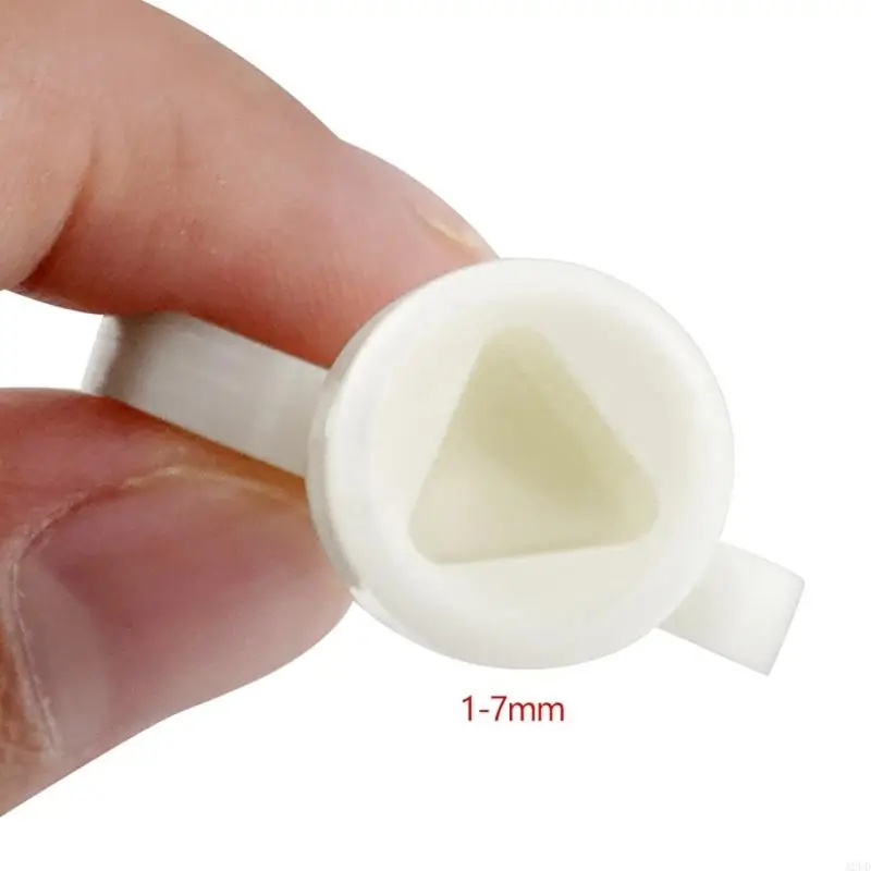 A2UD Fruit Peels Thùng rác có thể khóa cửa khóa nhựa hình tam giác Lưỡi Key