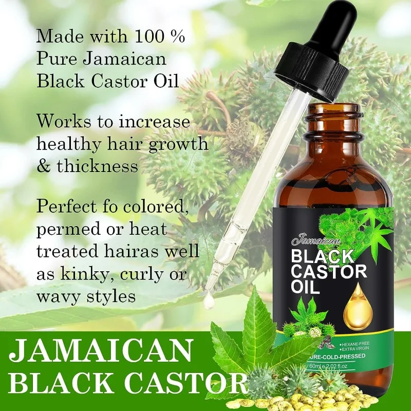 120ml Castor Oil Eyelashes Eyebrow Hair Growth Essential Oil Prevent Skin Aging Castor Organic Serum Hair Fast Growth Liquid