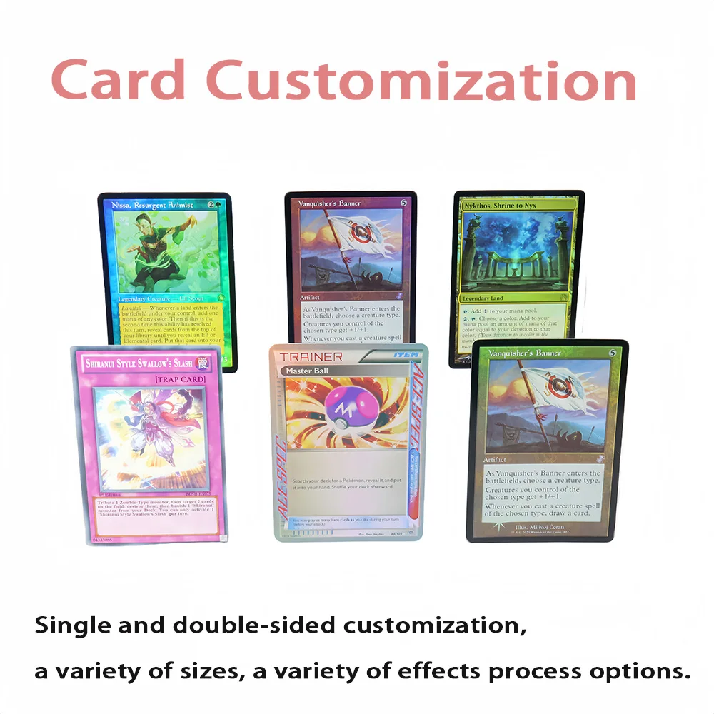 

Cards Customization, customized Proxy cards, diy game/anime customized cards