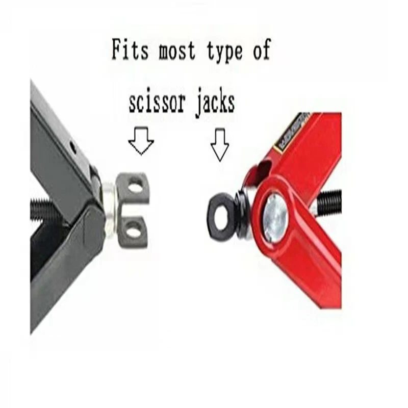 Scissor Jack Drill Adapter 1/2 Inch Automotive Scissor Jack Adapter For Drive Impact Wrench RV Trailer Leveling Jack