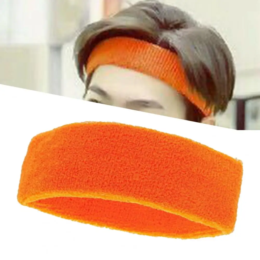 Headband Elastic Absorbent Fabric Sport Headband Yoga Exercise Hair Bands Turban Makeup Hair Hoop Workout Sweatband Hair Wrap