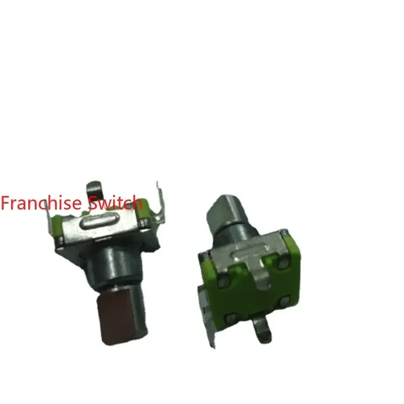 10PCS High Quality EC11 Automatic Reset Encoder  Switch Left Turn Right  With Push  12.5MM Half Shaft