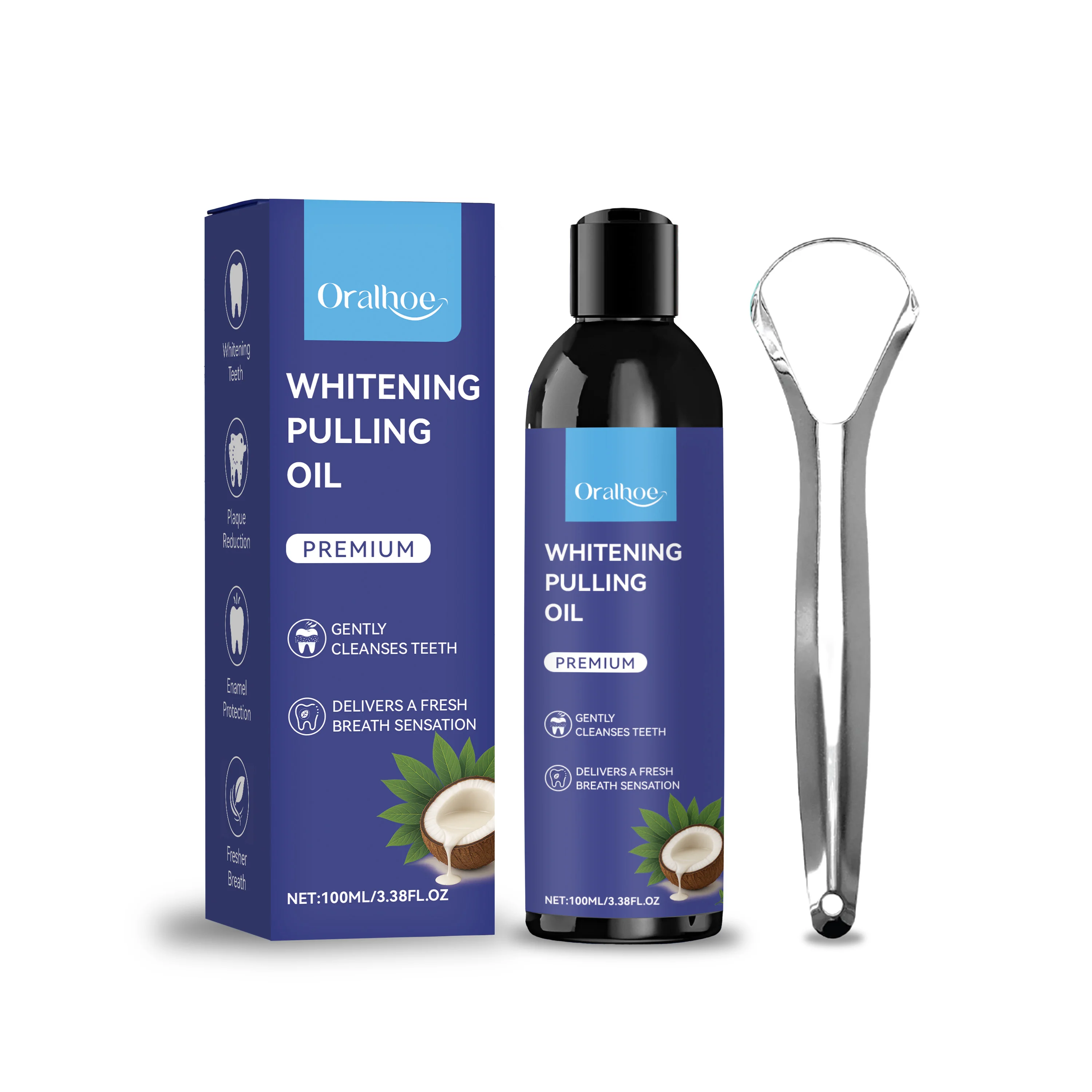 Olio per tirare la menta di co - Teeth Whitening Oil Pulling recensione e prezzo