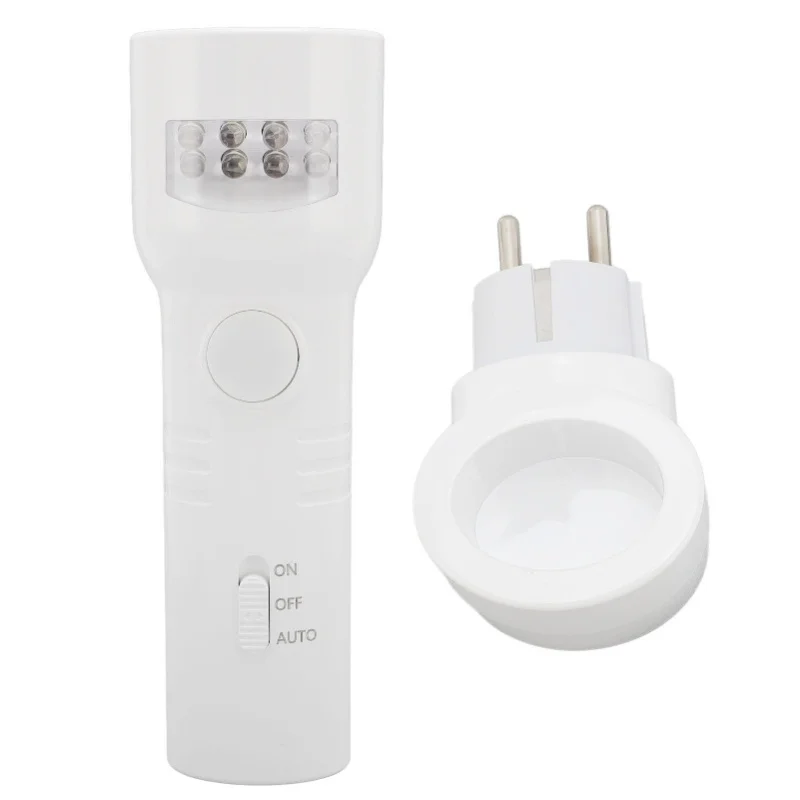 المكونات في ضوء الليل السيارات خافت الغسق إلى الفجر الاستشعار مصباح يدوي وضع الإضاءة في حالات الطوارئ LED 4000K RGB ضوء الليل التوصيل إلى الجدار ل