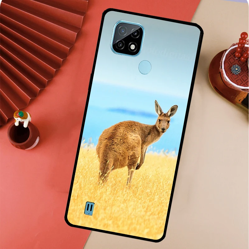 الحيوان الكنغر ل Realme 10 11 Pro Plus GT Neo 5 2T C55 C35 C33 C31 C21Y OnePlus Nord 3 CE 2 Lite Case