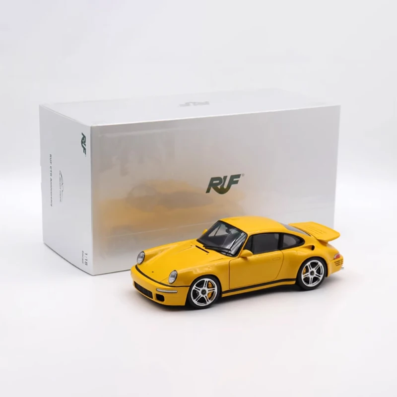 Diecast 1:18 Scale Porsche 911 RUF SCR CTR Simulation Alloy Car Model Static Display Collectible Toy Gift Souvenir Decration