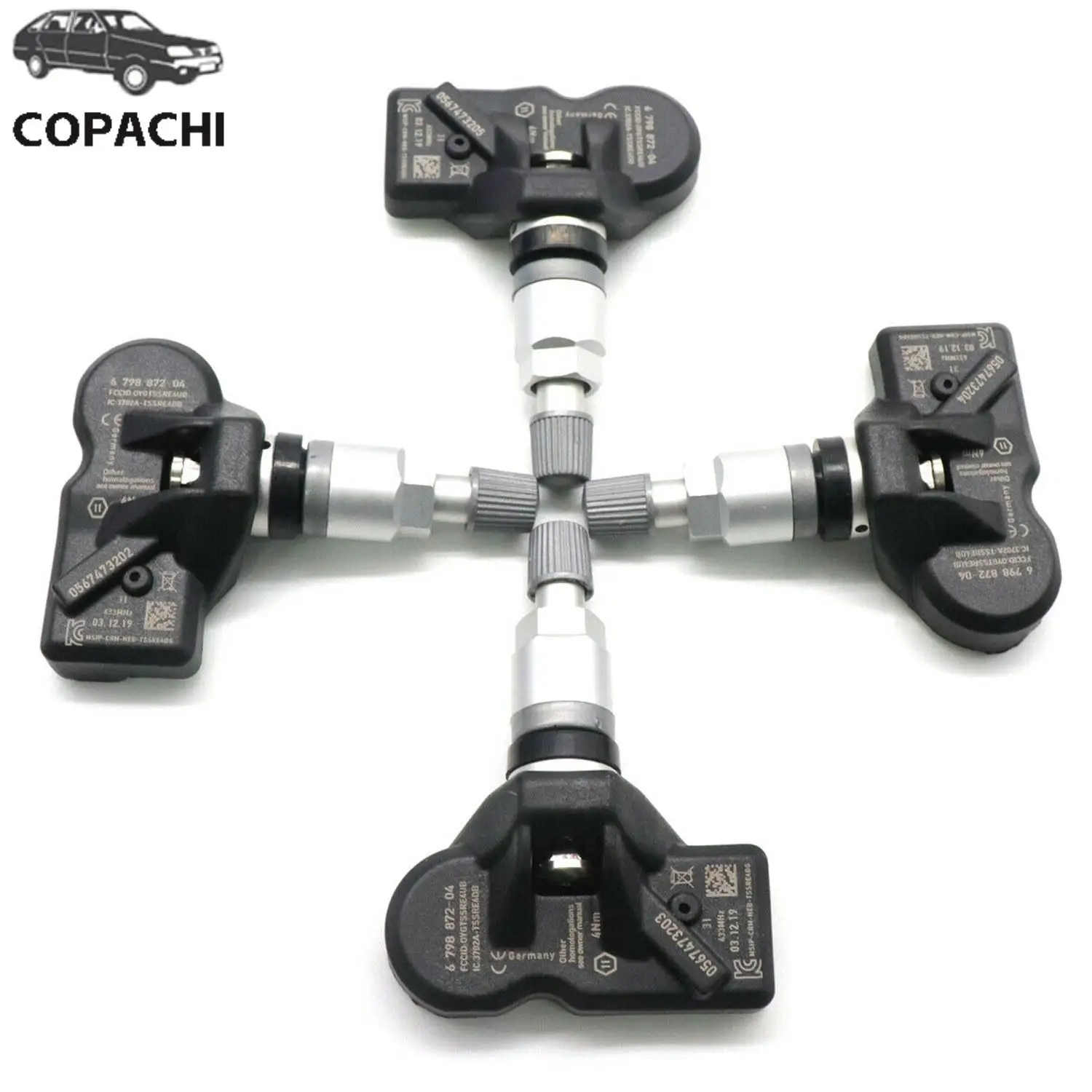 

4PCS TPMS Sensor For BMW F10 5-Series 528i 535i 550i 36106798872 36106874830 Engine Car Accessories Parts Replacement