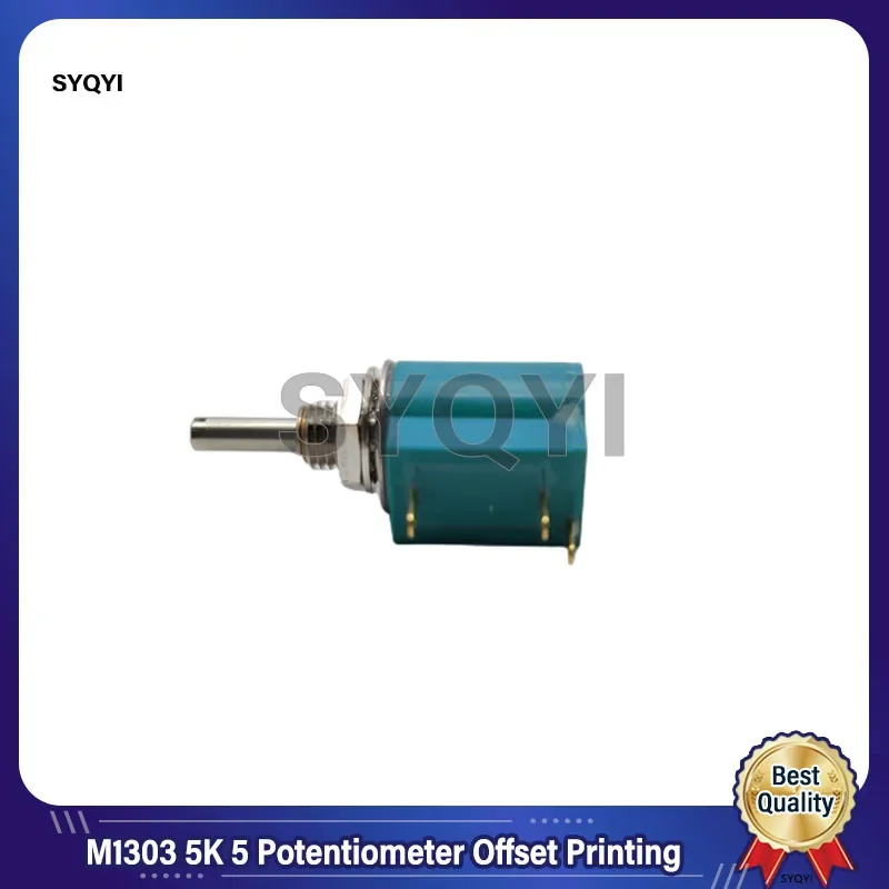 

1 Piece COPAL M1303 5K 5 Multiturn Ryobi Akiyama Potentiometer Offset Printing Machine Parts