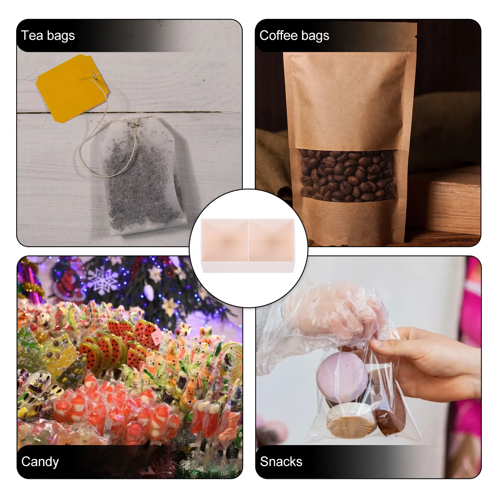 

Tea Bag Box Organizer Compartment Storage Tray For Home Hotel Coffee Station Sugar Packet Holder Kitchen Pantry Seasoning