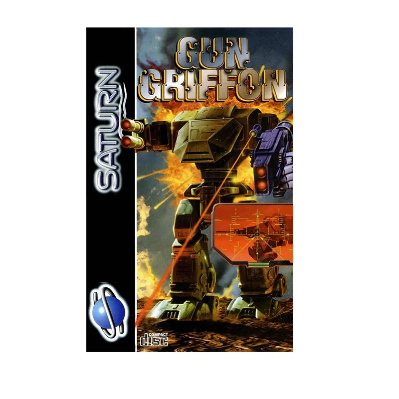Game Saturn Copy Disc seri gungriffon dengan Manual Unlock SS, Game Konsol Optical Drive Retro Video Direct Reading