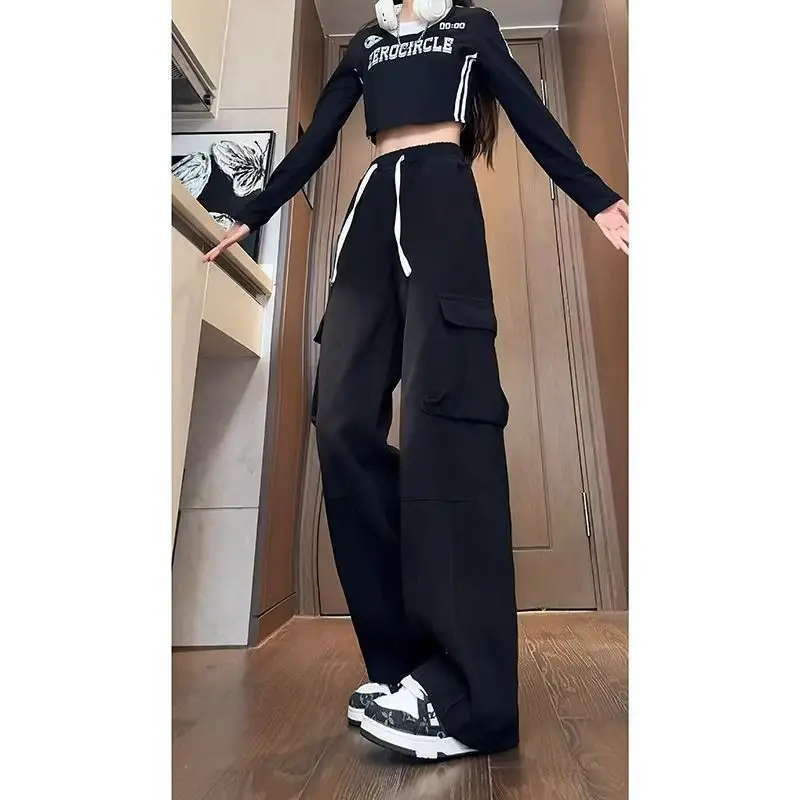 

Мешковатые джинсы Y2K, женские ковбойские джинсы в американском стиле, ретро, винтажные, с кисточками и бахромой, унисекс, Harajuku, японская альтернативная мода