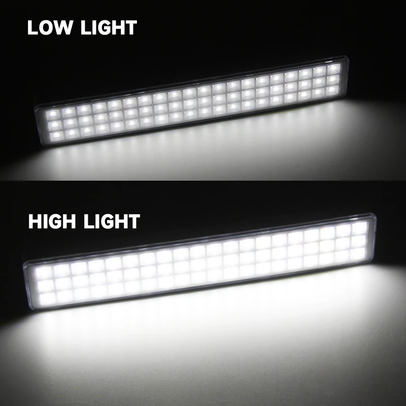 Imagem -03 - Luz de Emergência de Parede Regulável ao ar Livre Portátil Recarregável Luz de Acampamento Lâmpada Multifuncional para Falha de Energia 60 Lâmpadas