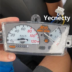 1PC Motorcycle Instrument Speedometer Assembly 120S Scooter Odometer Oil Gauge For Yamaha JOG 50/90 ZR 3KJ 3YK