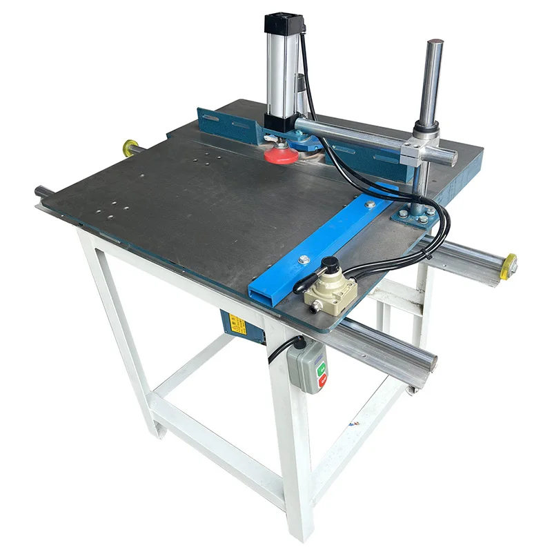 Simple Vertical Router Single-Spindle Woodworking Push-Type Trimming Grooving Machine