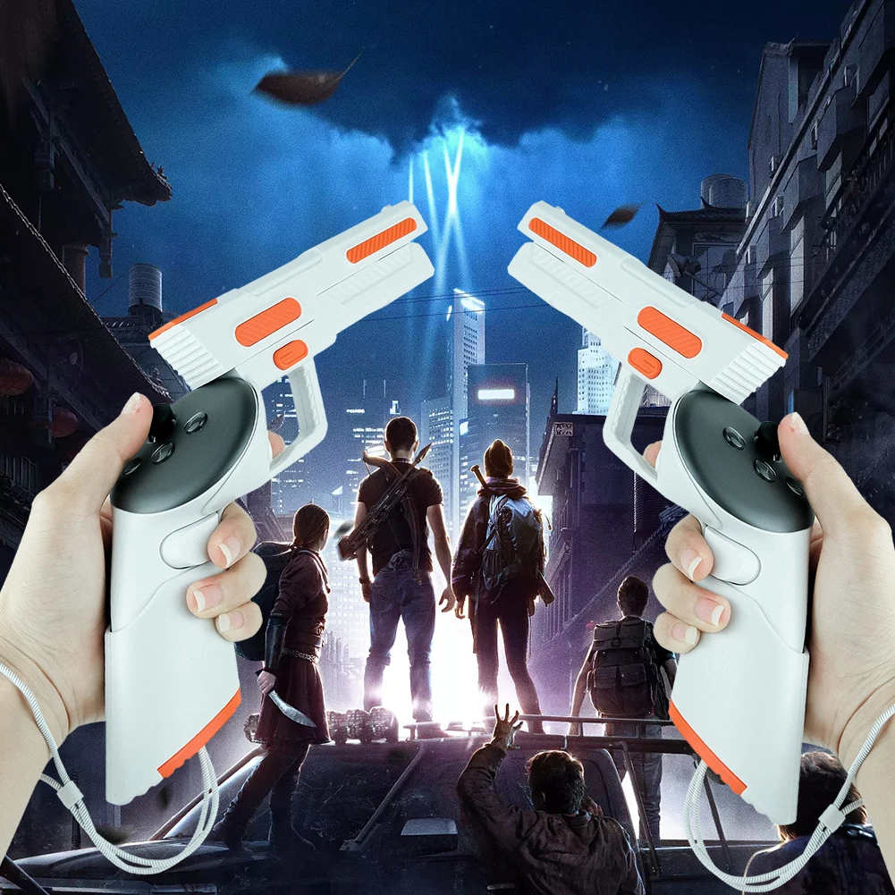 المضادة للانزلاق VR لعبة الأسهم غطاء قبضة مرفق أفضل الألعاب في ألعاب FPS VR مرفق ل Meta/Oculus Quest 3 ل كوة كويست 3