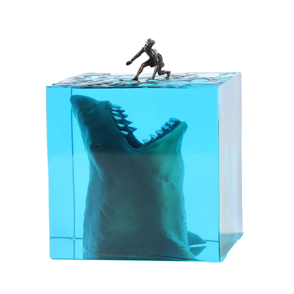 램프 거치대 USB 3D 서퍼 램프, 침실 사무실 장식용 아트 장식 램프, 유기체 송진 크리에이티브 오션 램프, 5 cm, 8cm