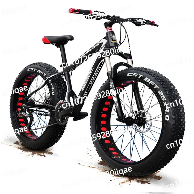 Factory Mountain Bike Fat Tire Snowmobile 20/26 Inch Snowmobile 4.0 Tire Bicycle