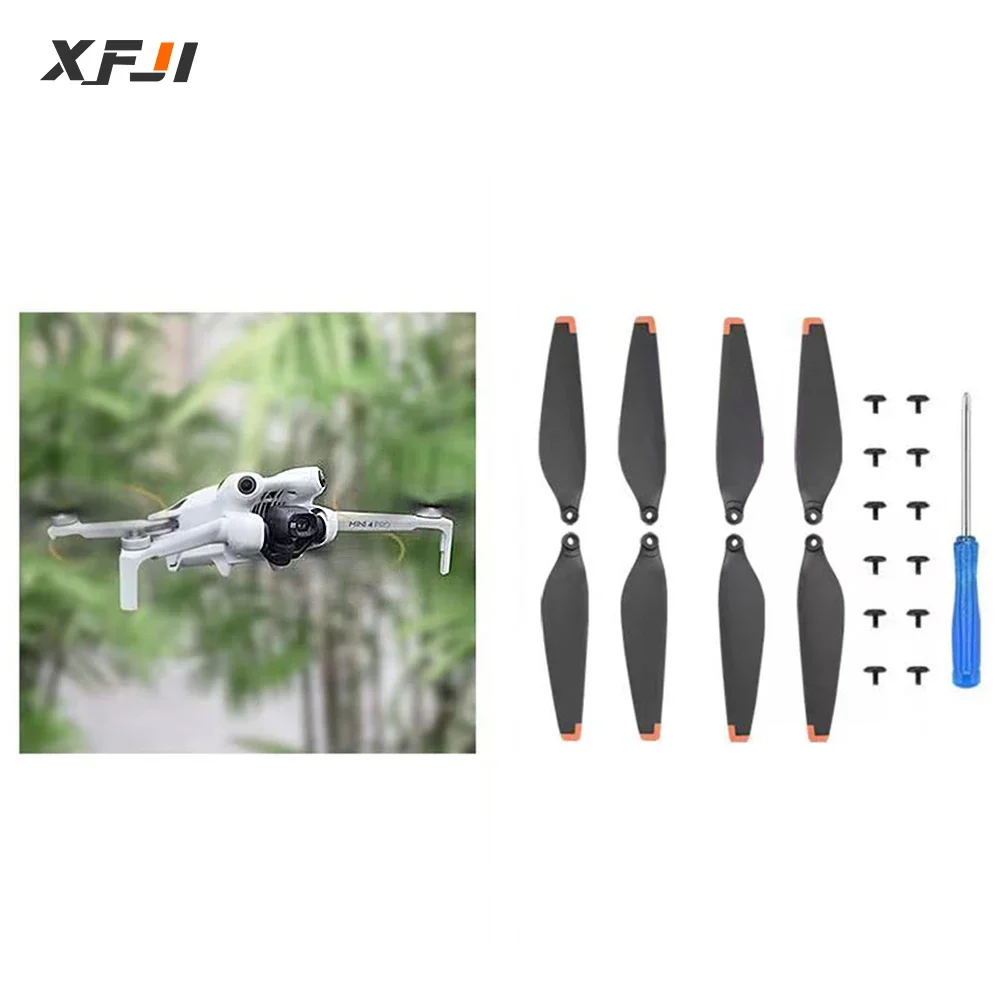 

6030F Propeller Props Blade Replacement for DJI Mini 4 Pro Drone Light Weight Wing Fans PC Spare Parts for mini 4 Pro Accessory