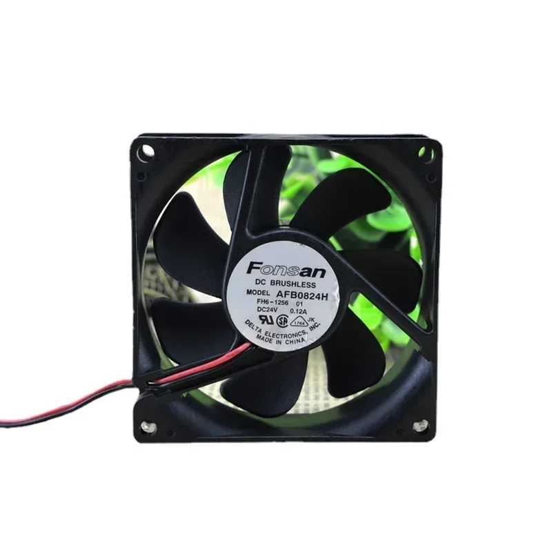 New CPU Fan For Delta FONSAN AFB0824H FH6-1256 24V 0.12A 2-wire Radiator 8025 80*80*25mm