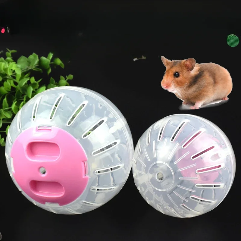 Pet Running Ball PlasticGrounder Jogging HamsterSmall Exercise ToyAccessories Color CoverCrystal Runner