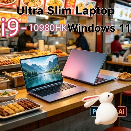 

Majestic 2026 Novate 14.1" Laptop installed with i9-10980HK CPU, vivid FHD IPS 120Hz Grand Polished Display, vast 2048GB capacit