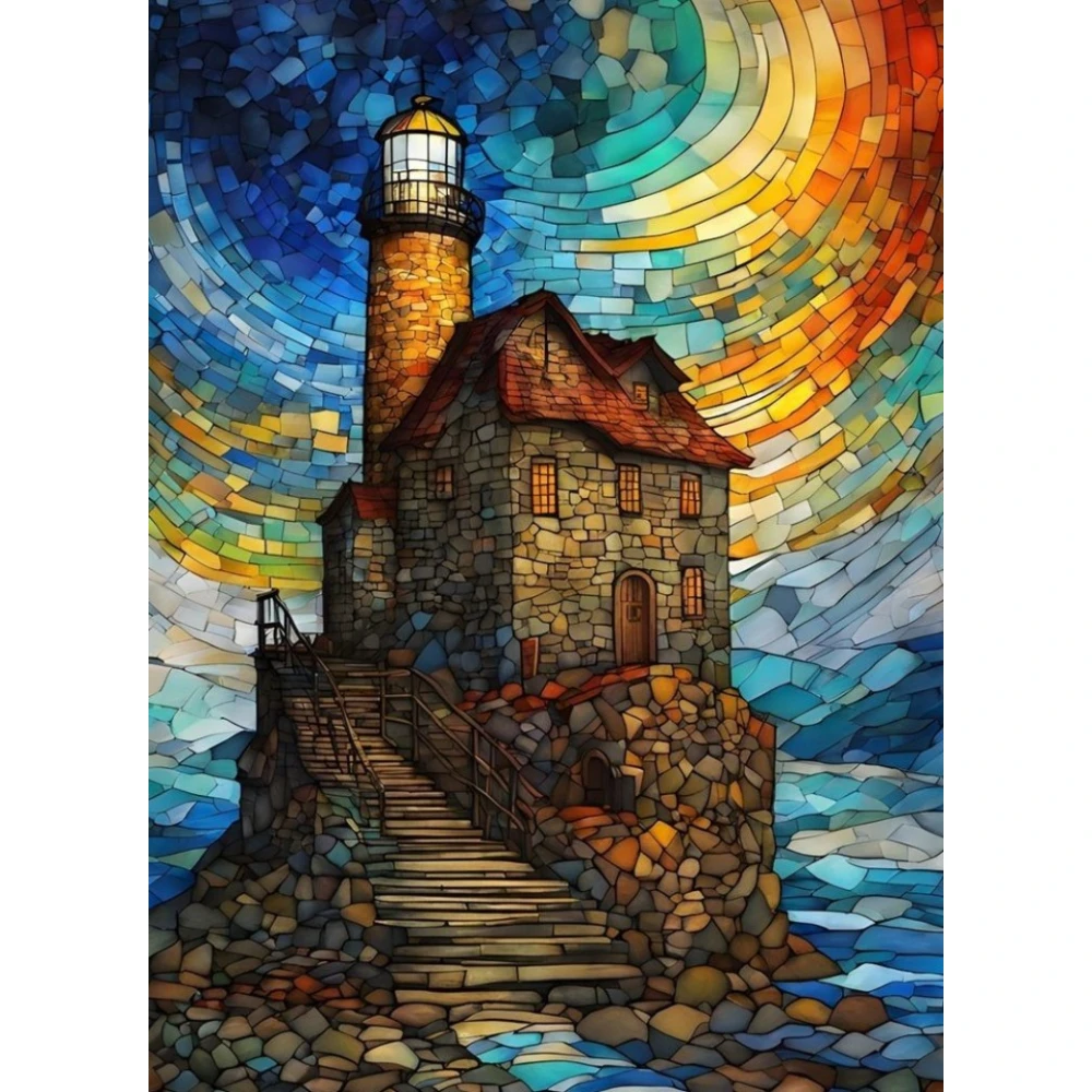 

Seaside the Way Home 500/1000/1200/2000 PCS Jigsaw Puzzles Family Activity Games DIY Puzzle for Living Room Home Decor Gift