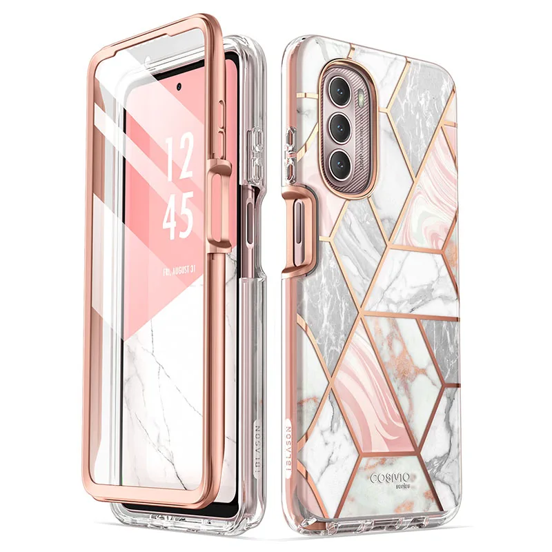 For Moto G Stylus Case 5G (2022) I-BLASON Cosmo Cosmo Slim Full-Body Stylish Protective Case with Built-in Screen Protector