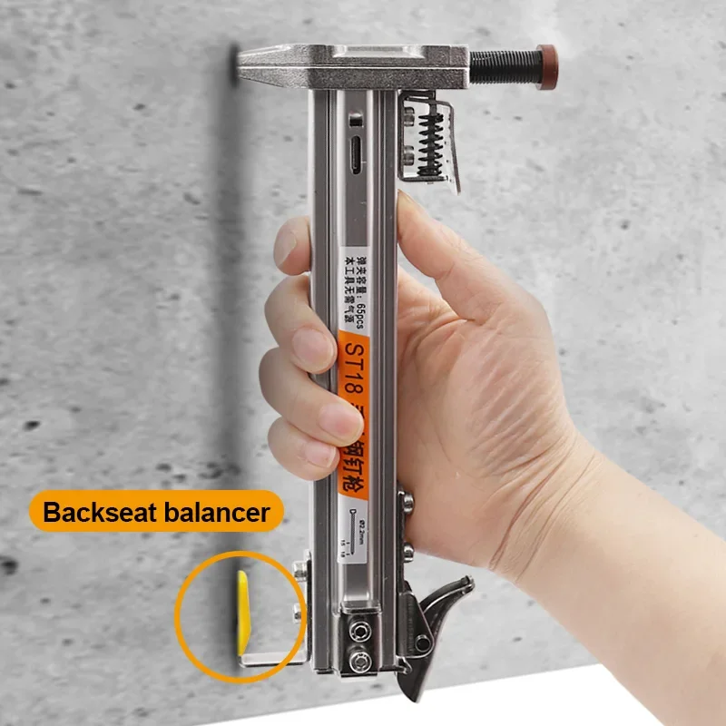 ST18 manual nail gun, wire groove nail gun, cement wall woodworking nail groove gun, artifact tool