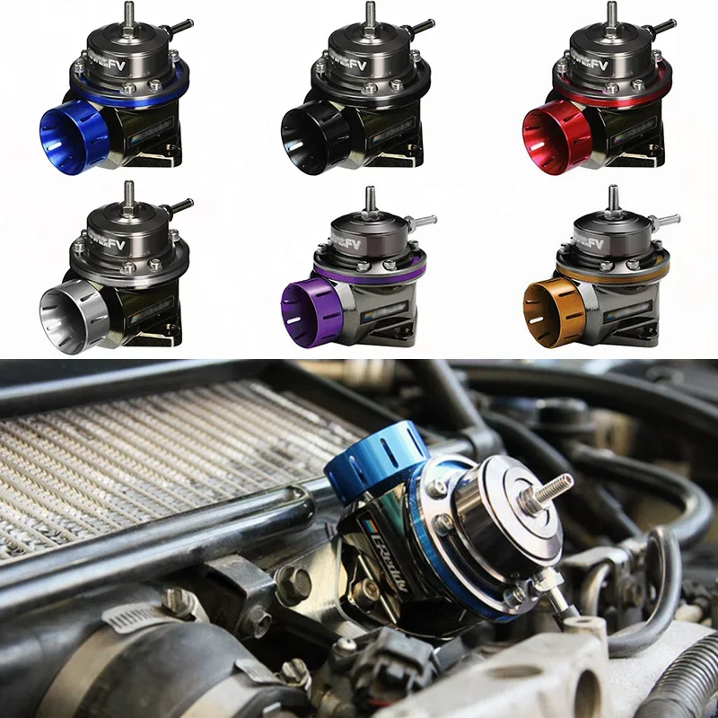 

Racing Turbochar Car GReddi FV BOV Aluminium Float Valve Blow Off Floating Valve 3 Colors Available Universial Car Accessiores