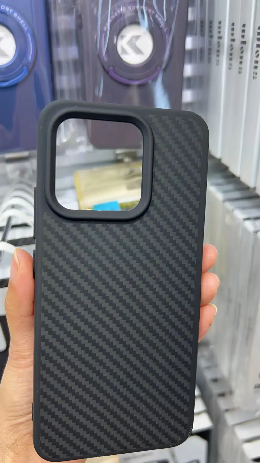 For Xiaomi 13 Case Magnetic Real Kevlar +TPU Slim Anti-Slip Genuine Aramid Fiber Cover for Xiaomi Mi 13 Pro