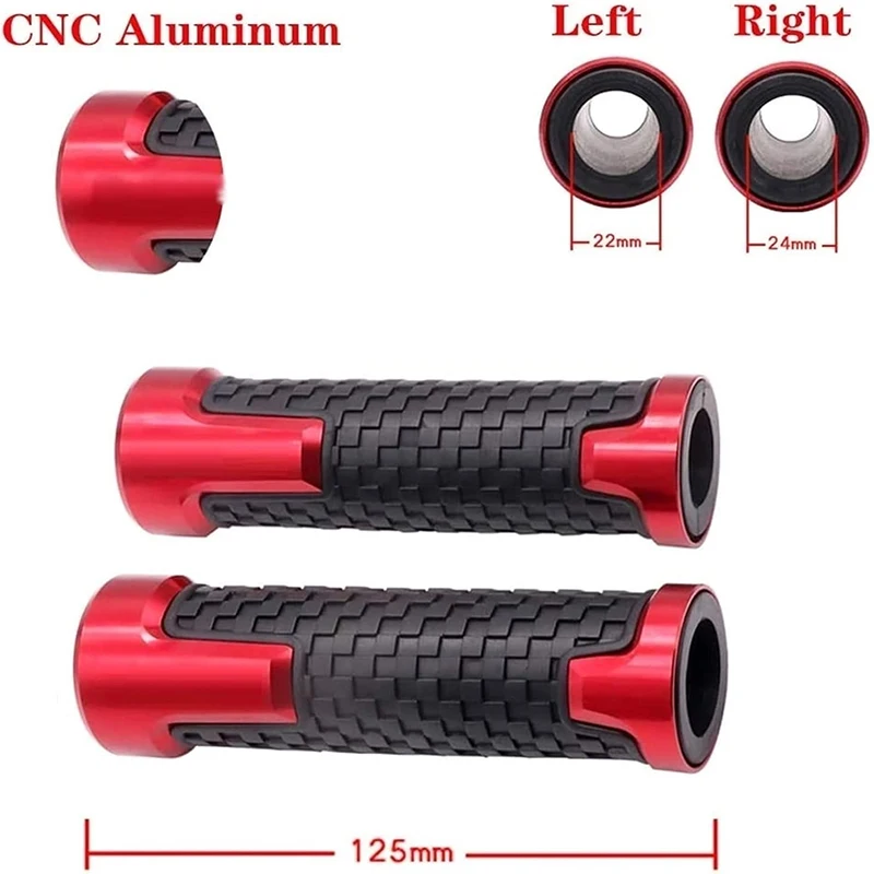 Para gilera gp800 fuoco nexus 500 corredor 50 125 200 cnc acessórios da motocicleta 7/8 "22mm lidar com apertos guiador aperto termina plug