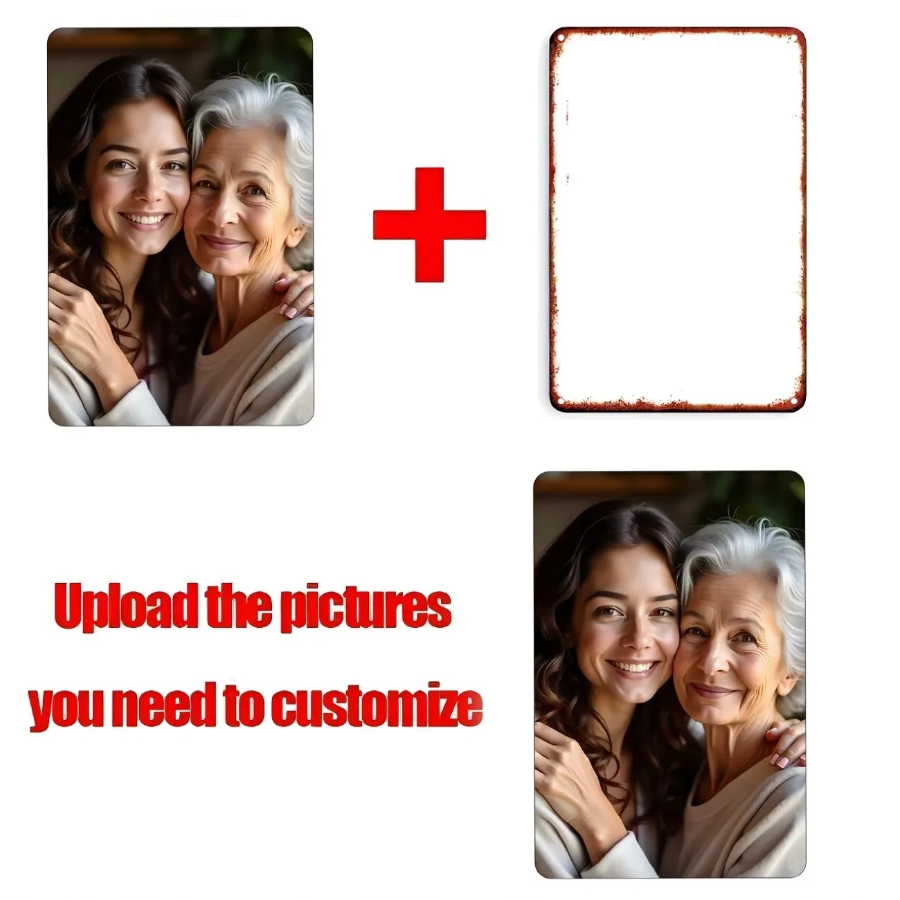 شخصية المرآب علامة معدنية اسم مخصص شعار مقاوم للماء ديكور المنزل في الهواء الطلق