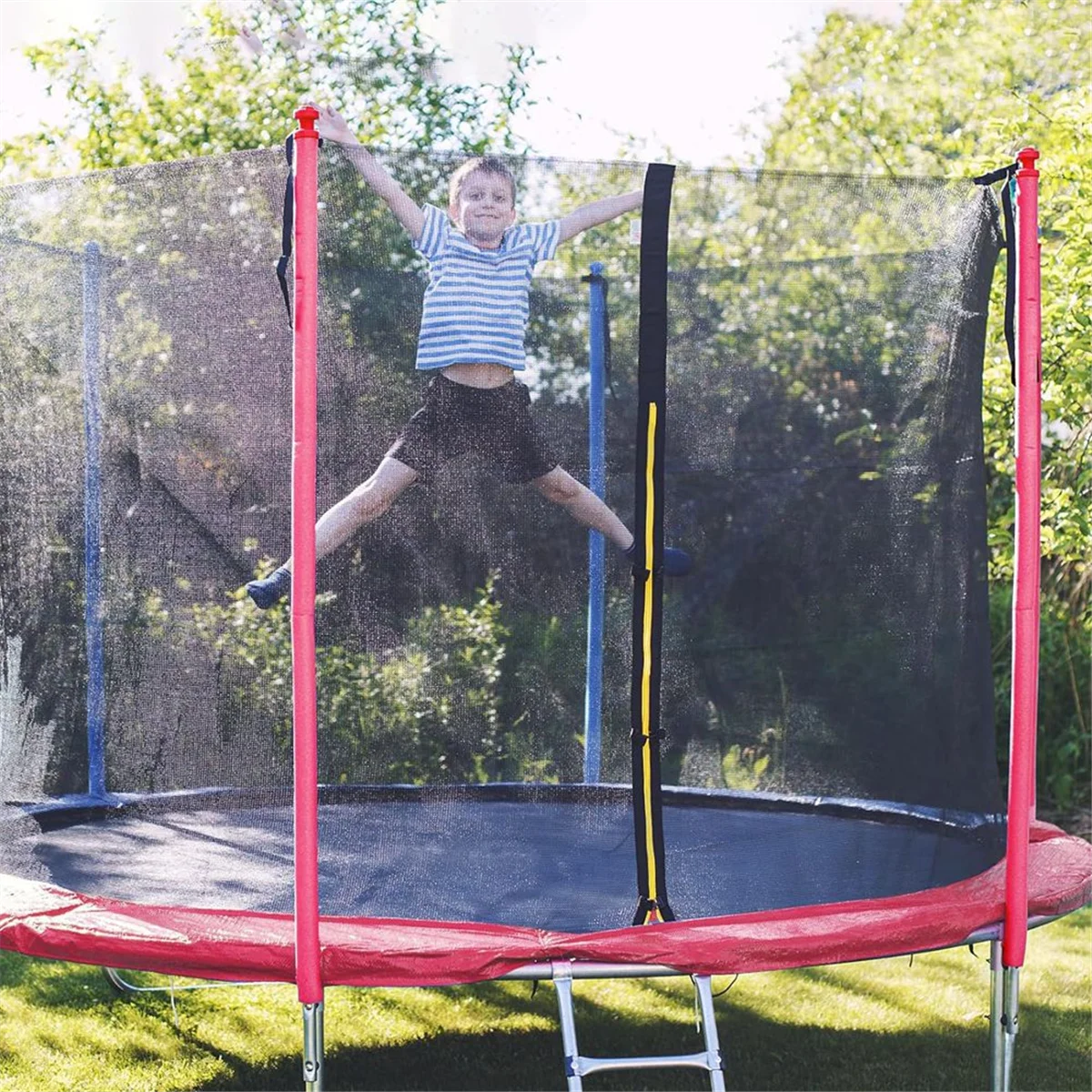 SMIEA 24PCS Replacement Trampoline Poles Cover Padding Foam 88cm Length Trampoline Pole Foam Sleeve Trampoline Accessories