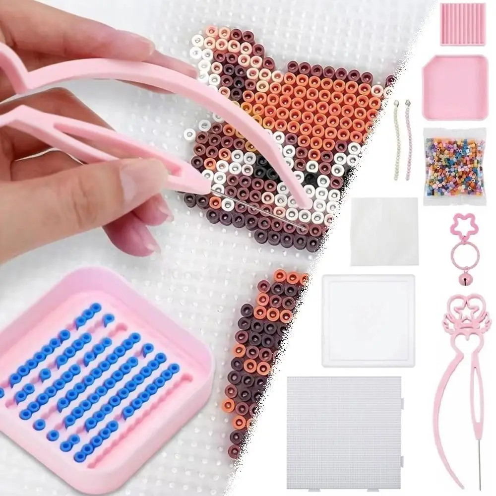 Zestawy do tworzenia ozdób z koralików, efektywne tacki do podnoszenia koralików 2,6 mm, zestaw DIY, 52 kołki, tacki do koralików, ręcznie robiony prezent