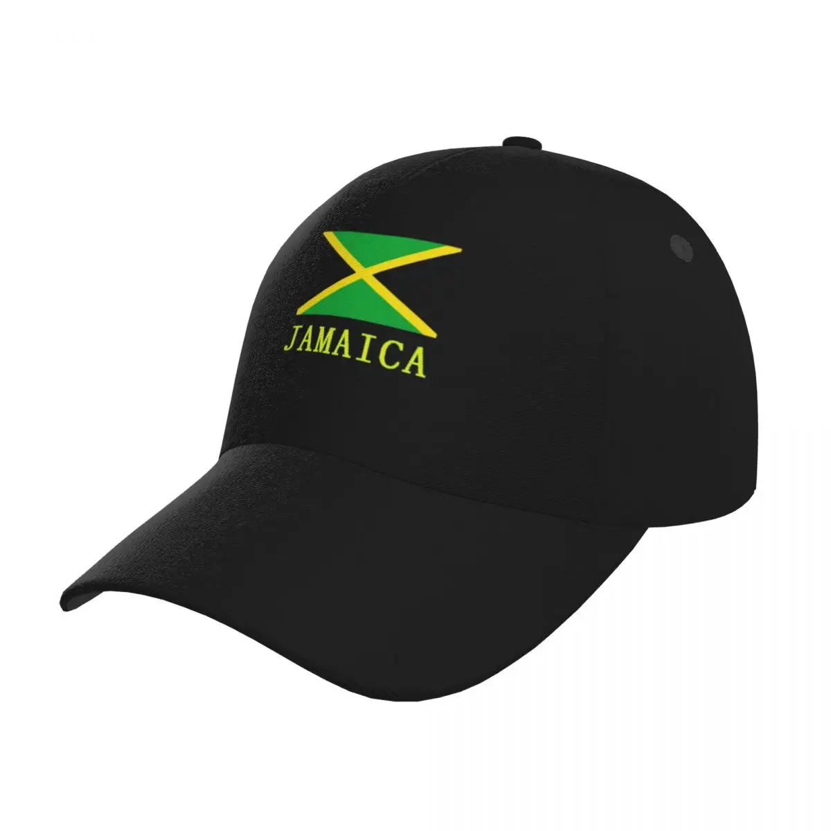 Unisex Outdoor Sport Sunscreen Baseball Hat Running Visor Cap Jamaica Flag