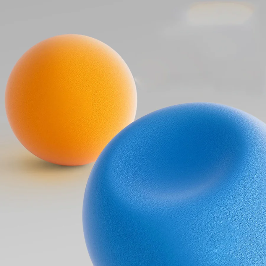 18 سنتيمتر إسفنجة مرنة كرة السلة الصامتة للتدريب الداخلي المنزل الترفيه أخضر أزرق أصفر برتقالي كرة هادئة هدية مثالية JXB