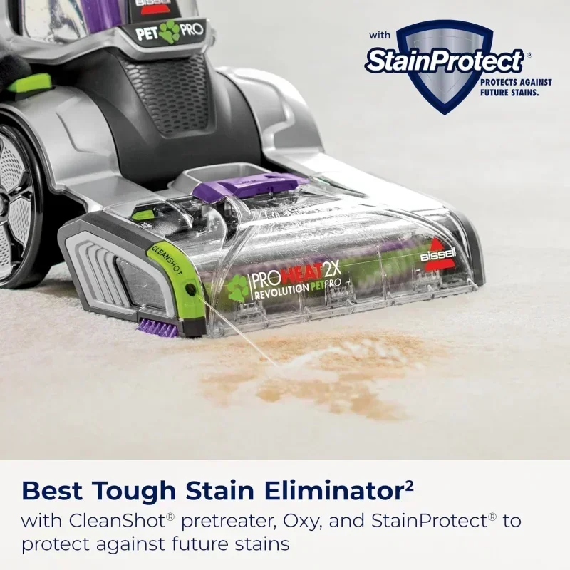 D2BABISSELLS ProHeat 2X Revolution Pet Pro Plus, 3588F, вертикальный глубокий очиститель