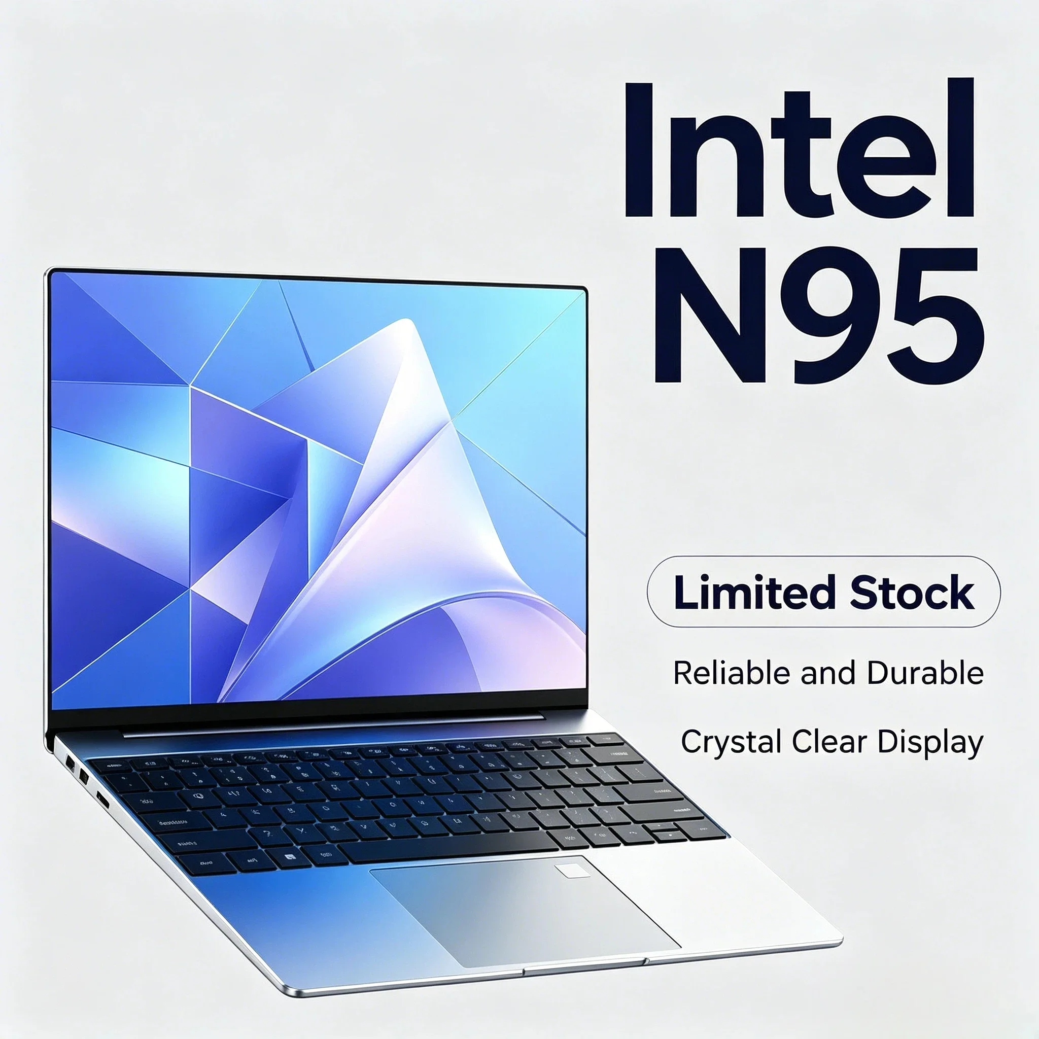 

2026 NEW 15.6 Inch PC Gamer Laptop Intel N95 32GB DDR4 2TB SSD 7500mAh Windows 11 Office Notebook Backlit Fingerprint New