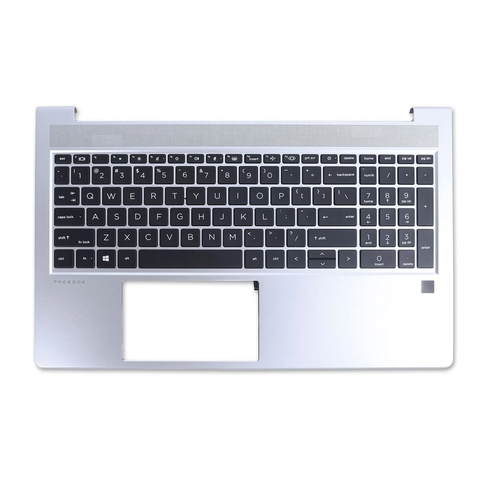 Laptop Top Case C Cover for HP 450 G8 Palmres with US keyboard Silver without SD Card Slot