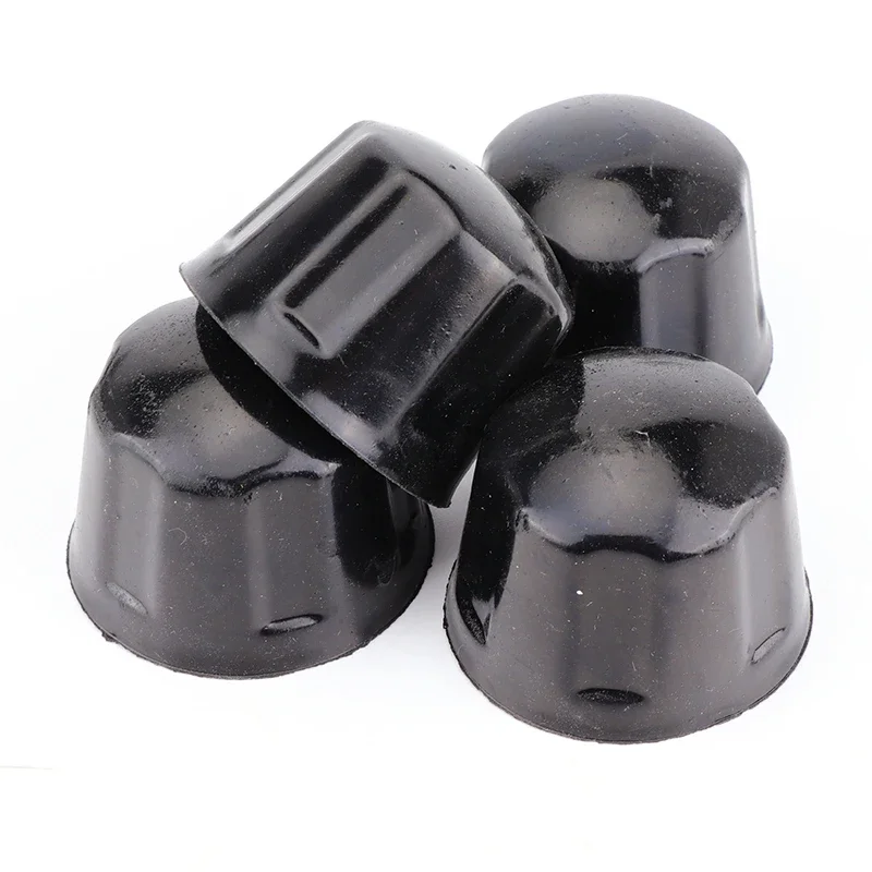 4 Pcs ATV Dust Nut Cap Kit Rubber Dust Protector for 50cc 70cc 110cc 125cc Quad Bike ATV Go Kart Replacement Accessories