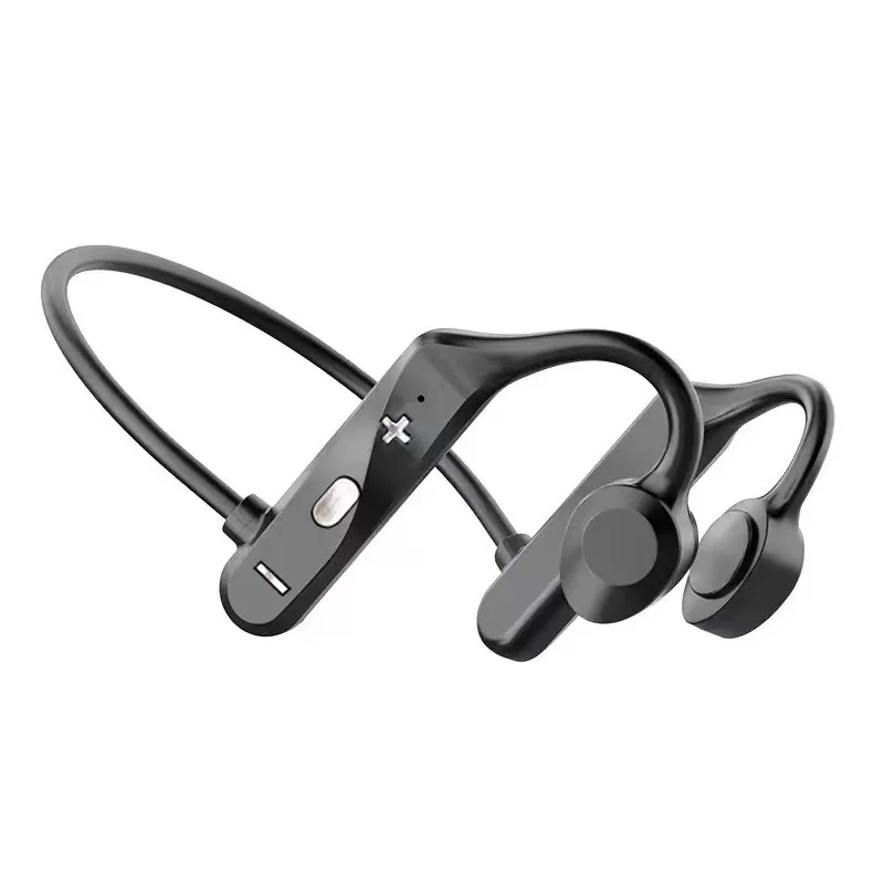 Knochenleitungskopfhörer Bluetooth Hifi Musikkopfhörer Sport Ohrbügel Drahtlose Headsets mit Mikrofon Wasserdichte Ohrhörer