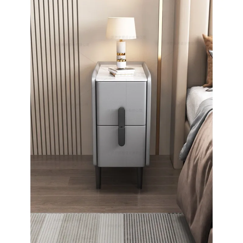 new-narrow-rock-slab-bedside-table-modern-simple-locker-light-luxury-small-size-20cm-wide-mini-bedside-table-30x40x50cm