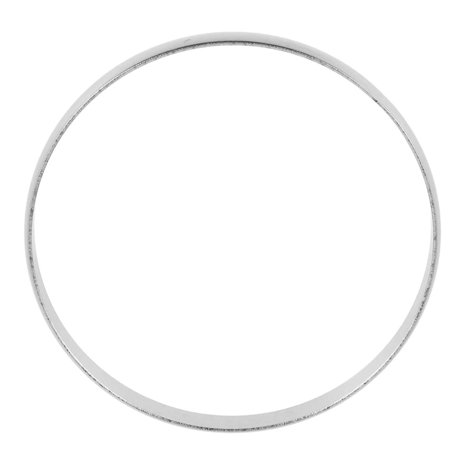 Stainless Steel Bracelet Unisex Simple Metal Bangle Smooth Skin Friendly Lightweight Wrist Jewelry for Women and Men