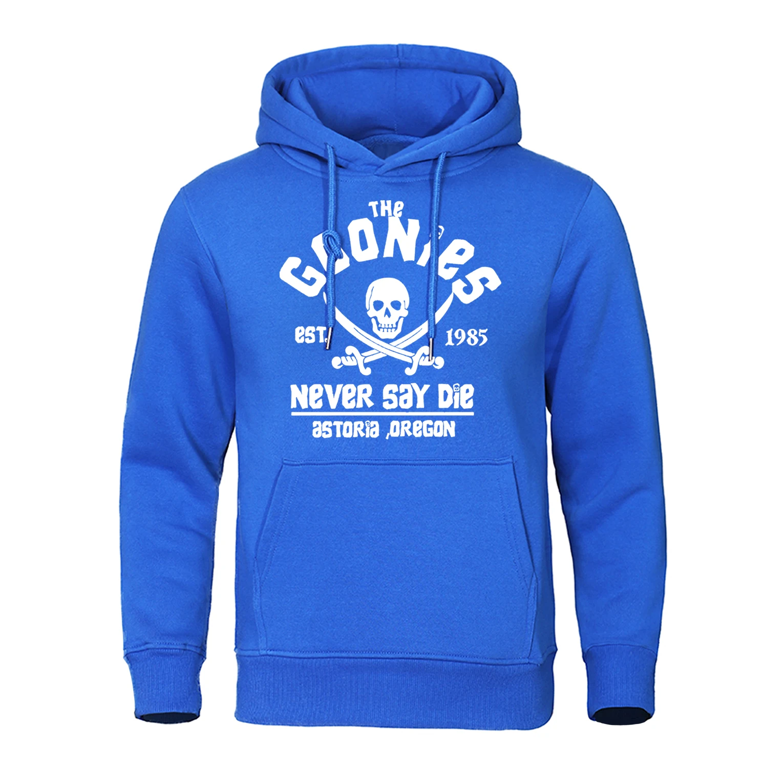 The Goonies Est 1985 Never Say Die Printing Hoodie Men Oversize Loose Hoody Fashion Casual Streetwear Pullover Fleece Sweatshirt