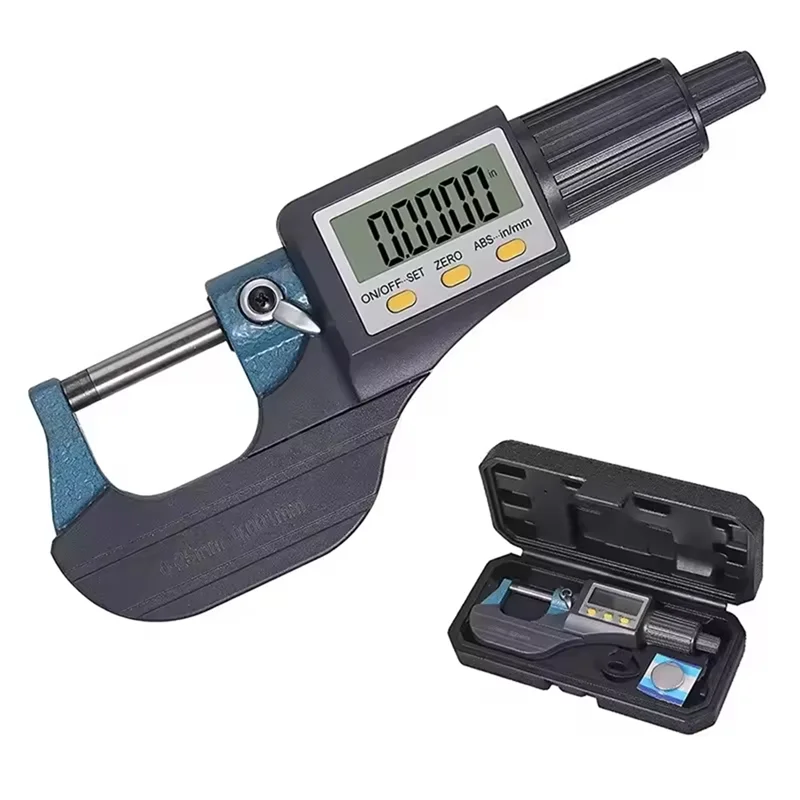 

A50U 0.001Mm Electronic OD Micrometer 0-25Mm Digital Micrometer Carbide Tip Measuring Tool Caliper Gauge Micrometer