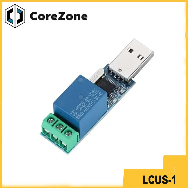 LCUS-1 type USB Relay Module Electronic Converter PCB USB Intelligent Control Switch