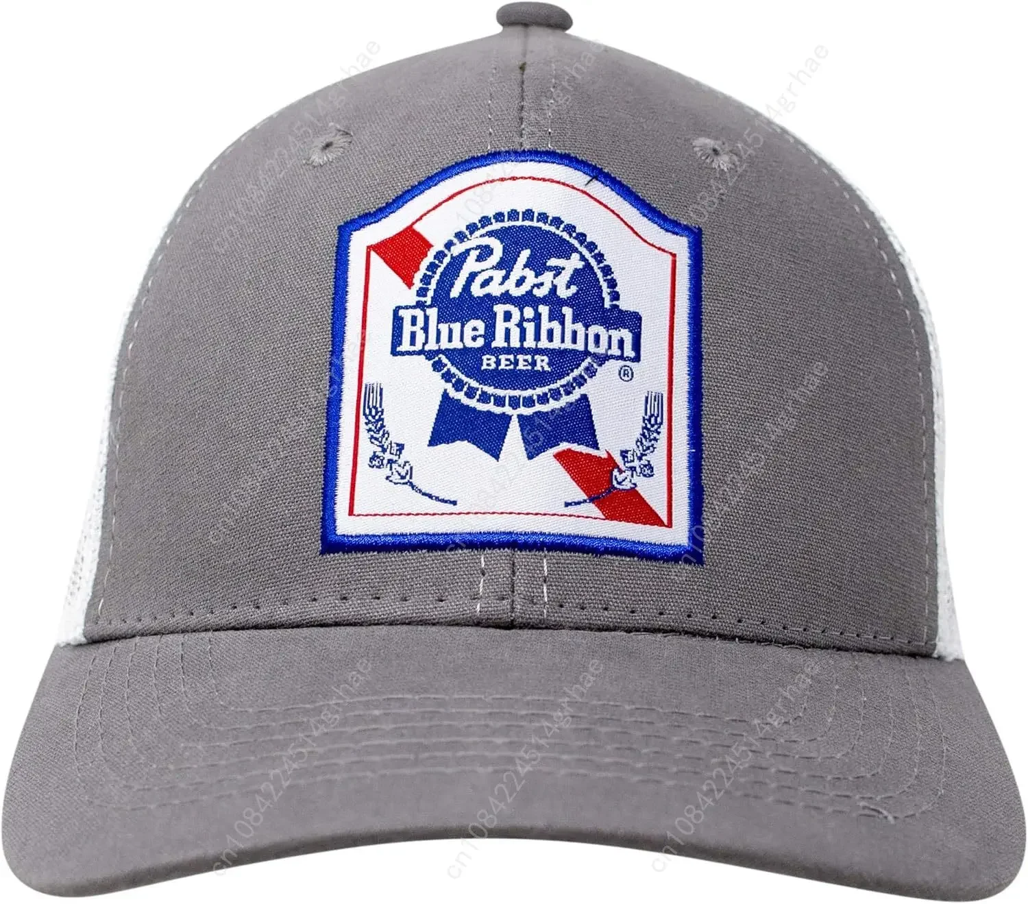 قبعة خارجية قياسية BEER-024 رمادي داكن/أبيض، مقاس واحد يناسب