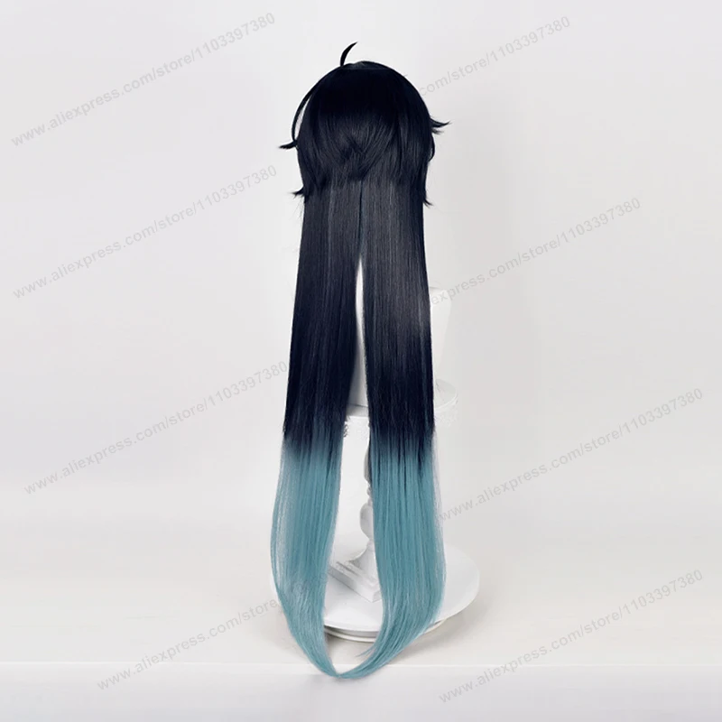 Парик для косплея Дэн Хэн, термостойкие синтетические волосы с длинным градиентом, 98 см, из аниме Honkai: Star Rail Danheng